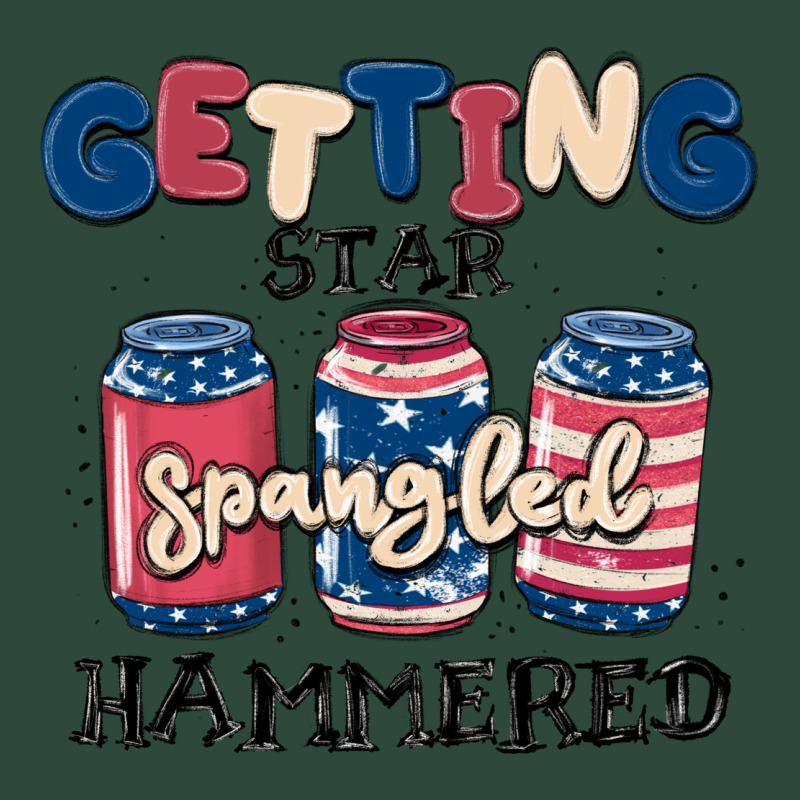 Getting Star Spangled Hammered Zipper Hoodie by MaliasSmallBusiness | Teevron