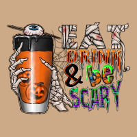 Eat Drink Be Scary Vintage Hoodie | Teevron
