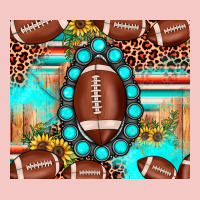 Football Leopard Turquoise Gemstone Sunflower Urban Heavy Tee | Teevron