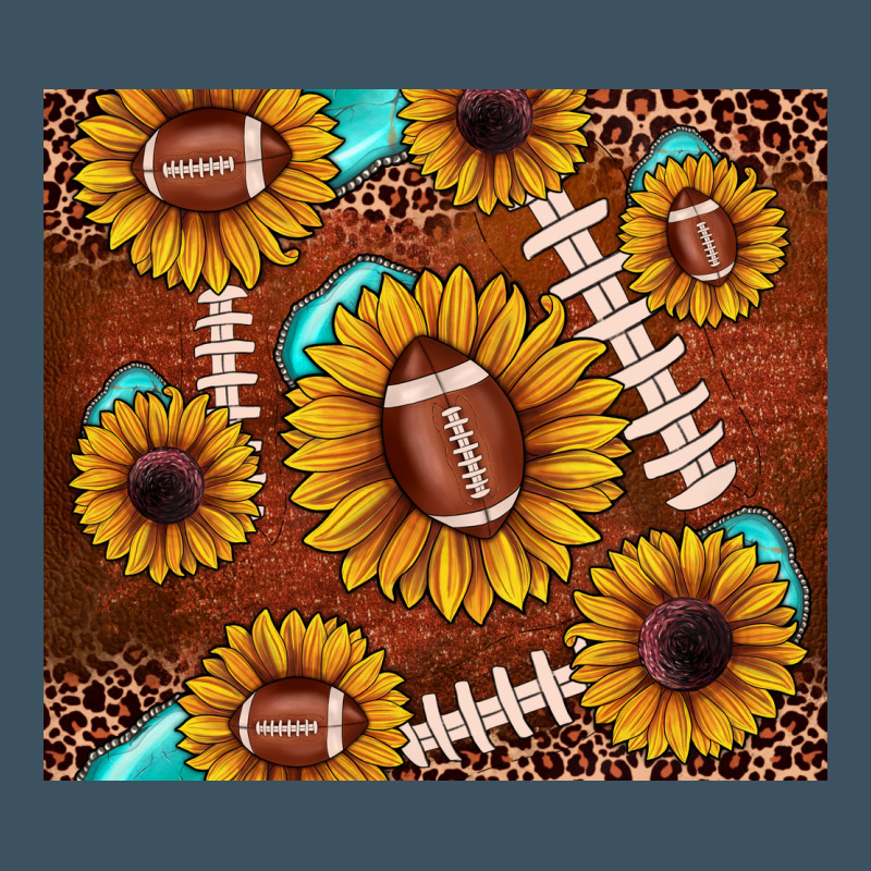 Football Leopard Sunflower Urban Heavy Tee by JahusDesignShop | Teevron