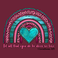 Valentine's Day Rainbow Let All That You Do Be Done In Love 1 Corinthi Long Sleeve Tee | Teevron