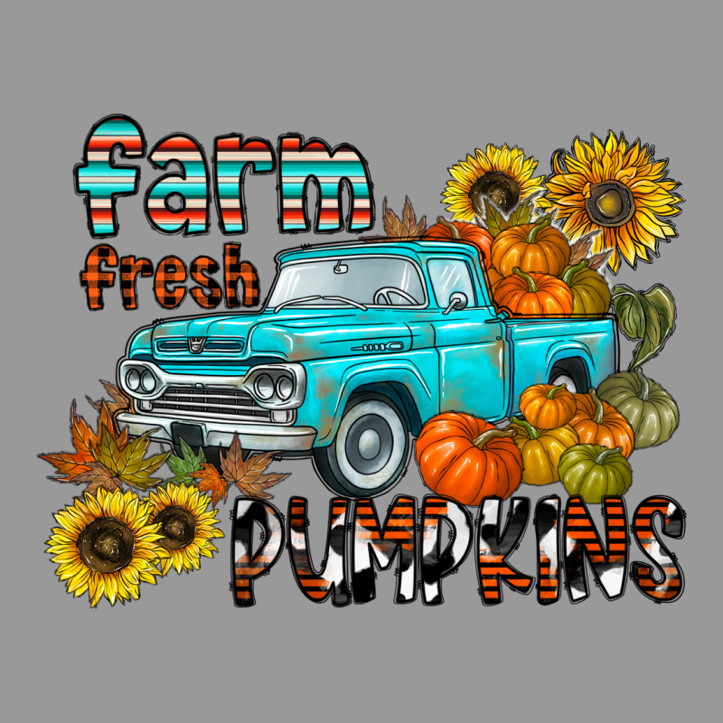 Farm Fresh Pumpkin Vintage Hoodie by CowhideDigitalArt | Teevron