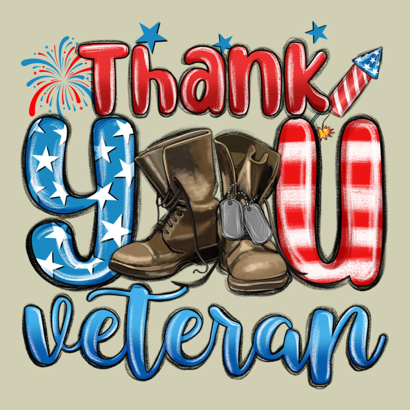 Thank You Veteran Heavy Core Tee by MaliasSmallBusiness | Teevron