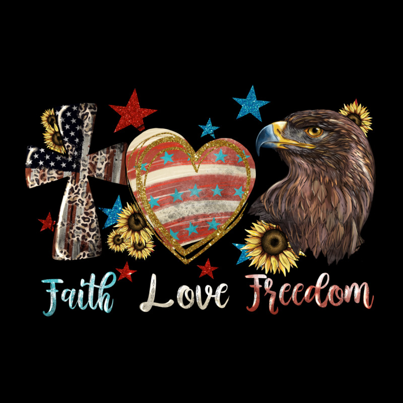 Faith Love Freedom 4th Of July Urban Hoodie by HowdyJamesFarm | Teevron