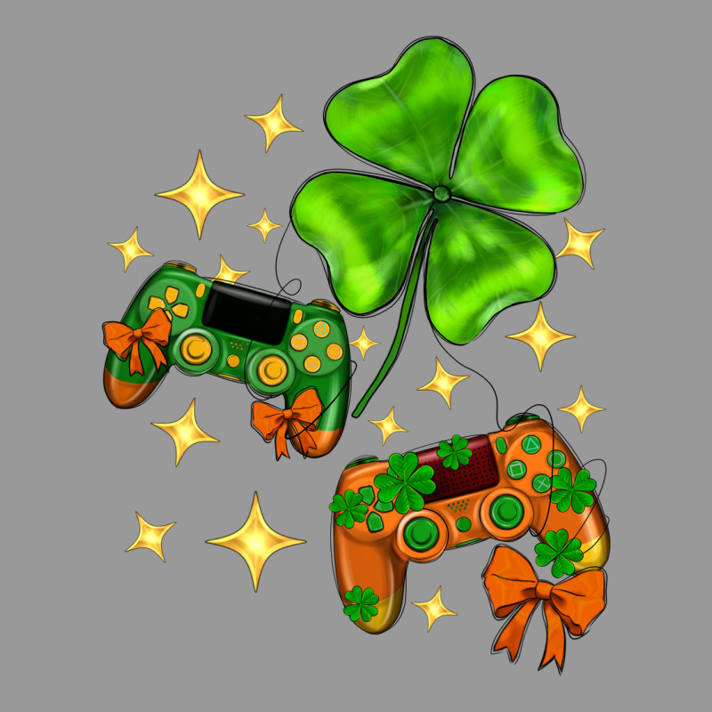 St. Patrick's Day With Game Control And Clover Vintage Hoodie by Neo Western | Teevron