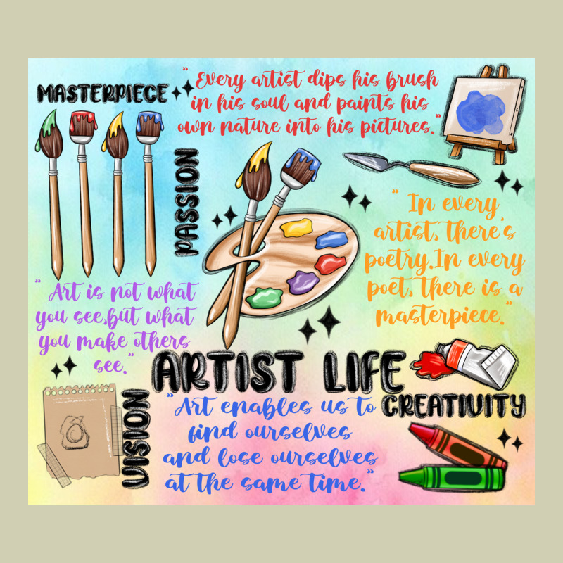 Artist Life Heavy Core Tee by MaliasSmallBusiness | Teevron