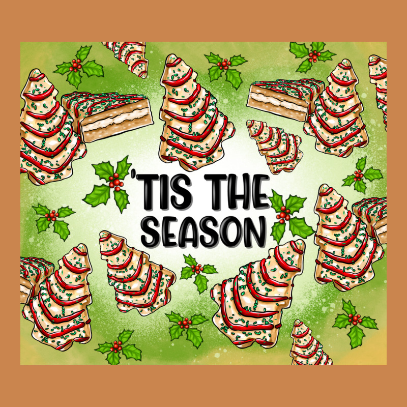 Tis The Season Christmas Tree Cake Heavyweight Hoodie by MaliasSmallBusiness | Teevron