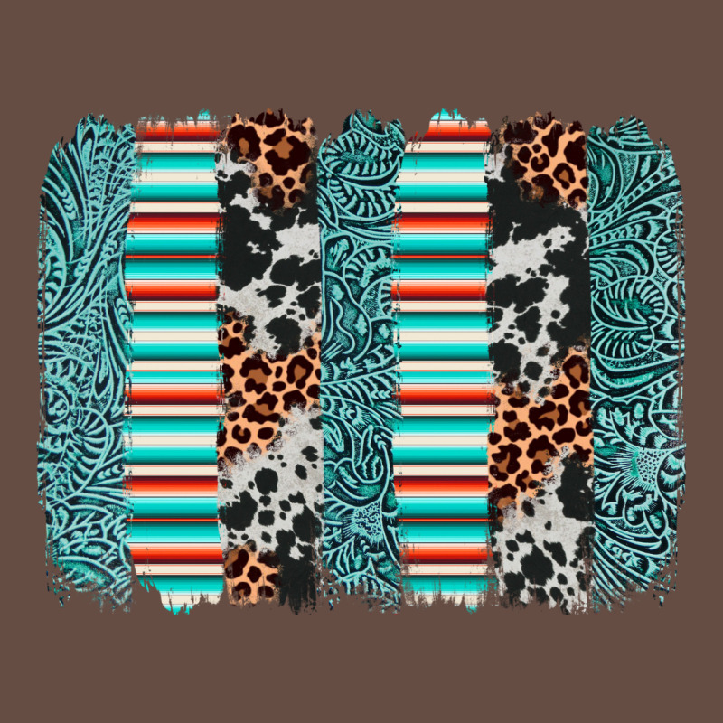 Serape Leopard Cowhide  Brushstroke Long Sleeve Tee by AdoDesignShop | Teevron
