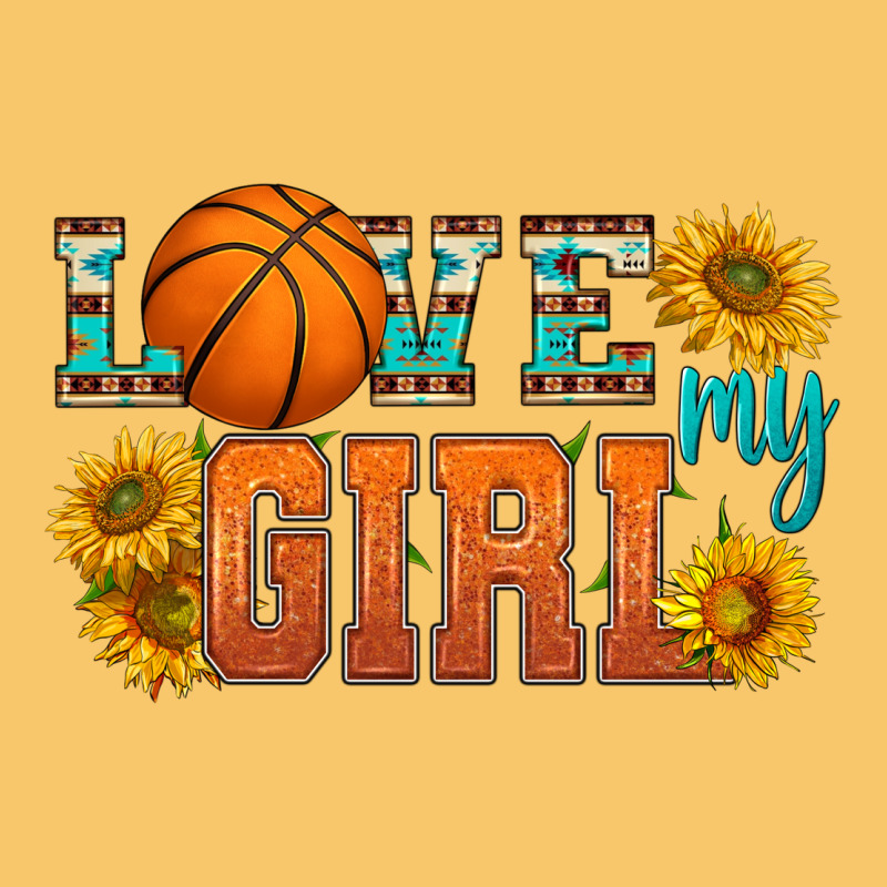 Love My Girl Basketball Vintage Hoodie by HRA Design Shop | Teevron
