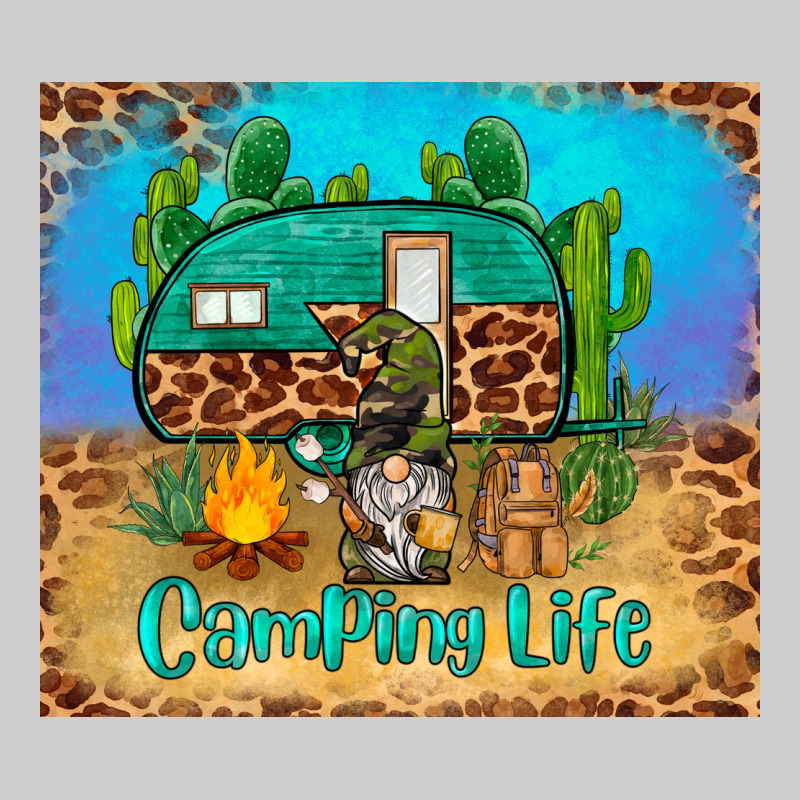 Camping Life Tumbler Premium Tee by BarkalooDesign | Teevron
