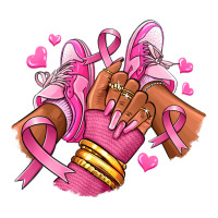 Breast Cancer afro girl sneakers | Teevron