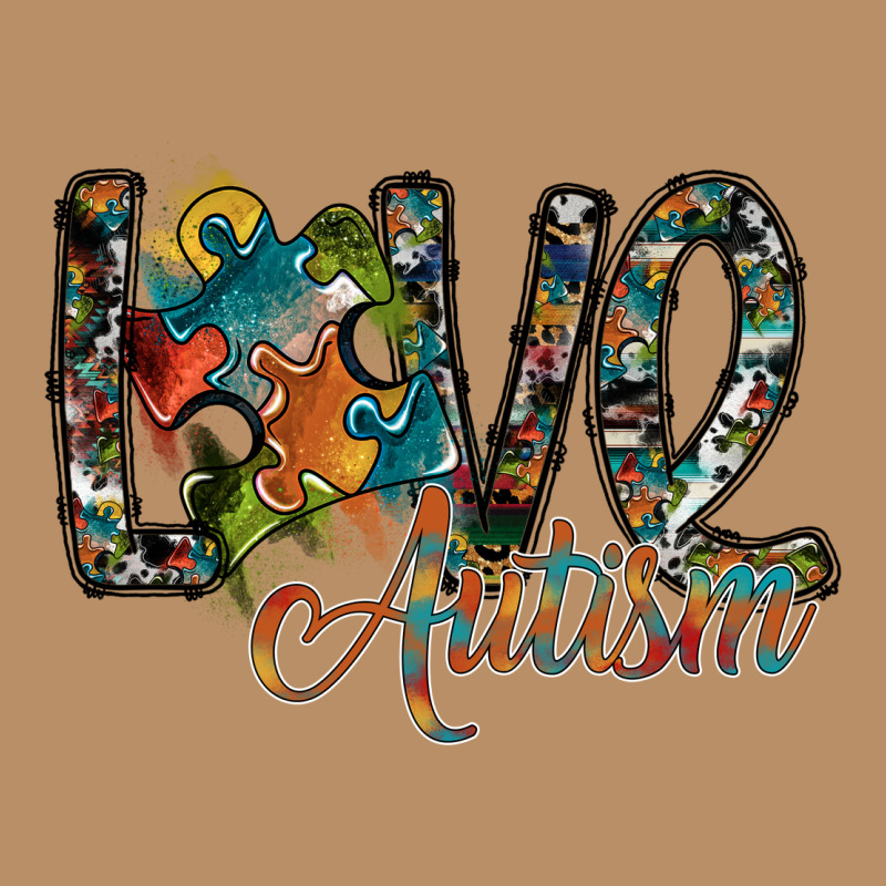 Love Autism Vintage Hoodie by SublimationCraftShop | Teevron