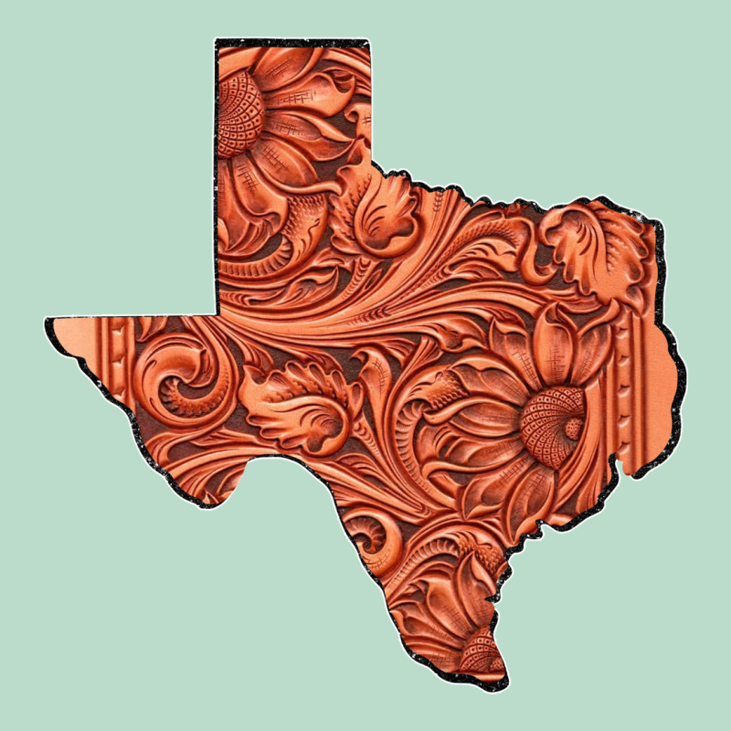 Texas Map Western Tooled Leather Pattern Premium Hoodie by Bettercallsaul | Teevron