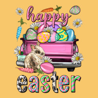 Bunny Happy Easter Truck Easter Day Vintage Hoodie | Teevron