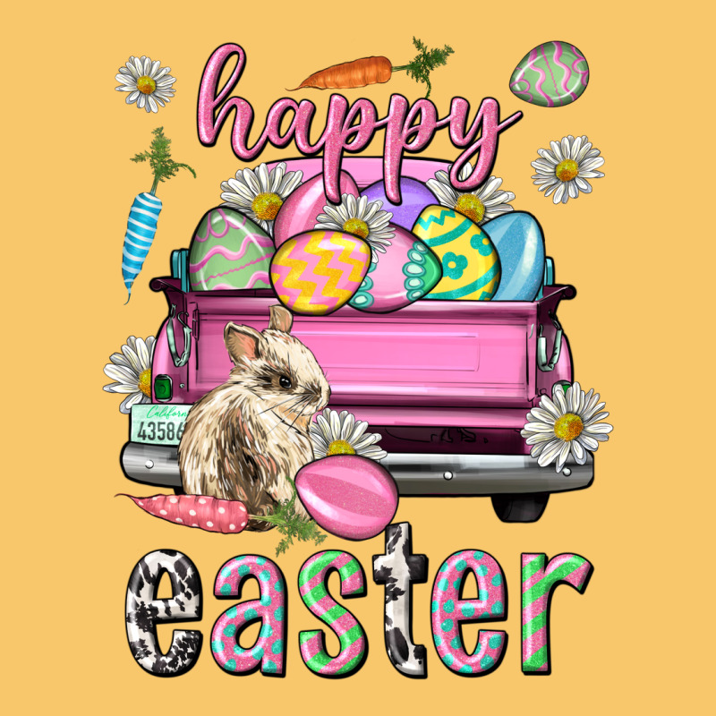 Bunny Happy Easter Truck Easter Day Vintage Hoodie by Neo Western | Teevron