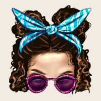 Messy Bun Mom And Pink Leopard Sunglasses Premium Sweatshirt | Teevron