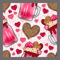 Valentines Day Milkshake Seamless Pattern Urban Heavy Tee | Teevron