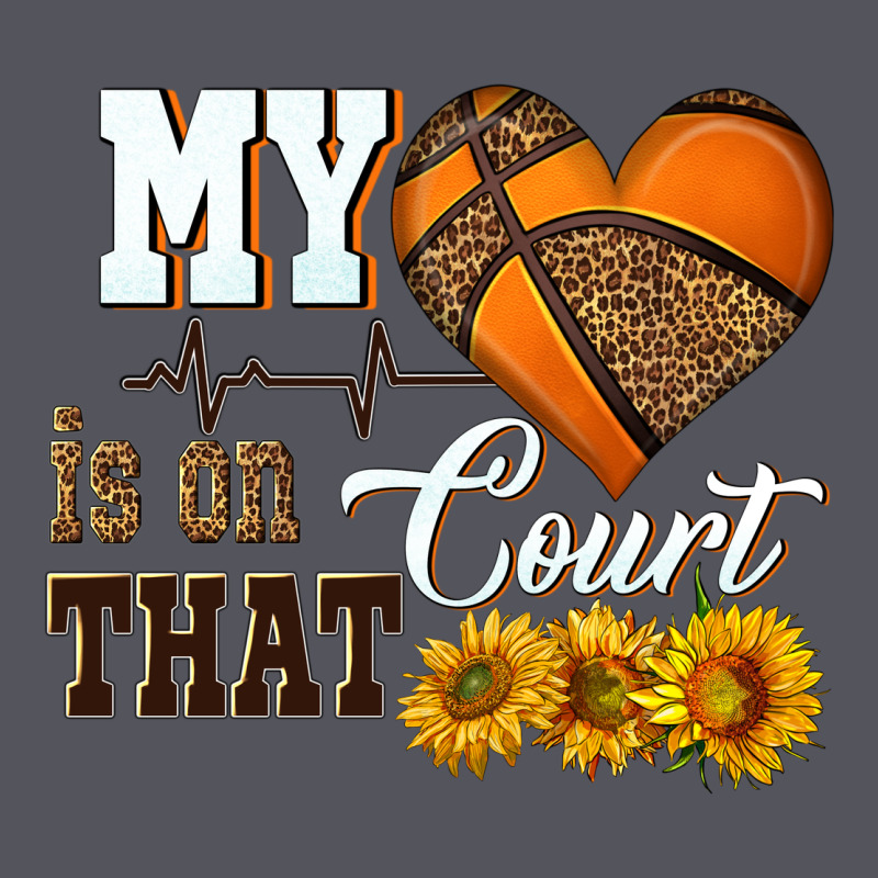 My Heart Is On That Court Vintage Hoodie by HRA Design Shop | Teevron