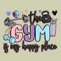 The Gym Is My Happy Place Heavy Core Tee | Teevron