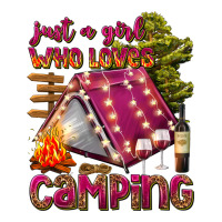Just A Girl Who Loves Camping Premium Tee | Teevron