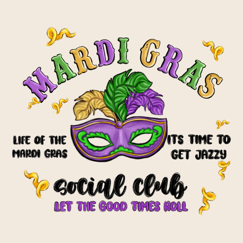 Mardi Gras Social Club Zipper Hoodie by MaliasSmallBusiness | Teevron