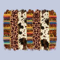 Serape Sunflower Cowhide Leopard Brushstroke Long Sleeve Tee | Teevron