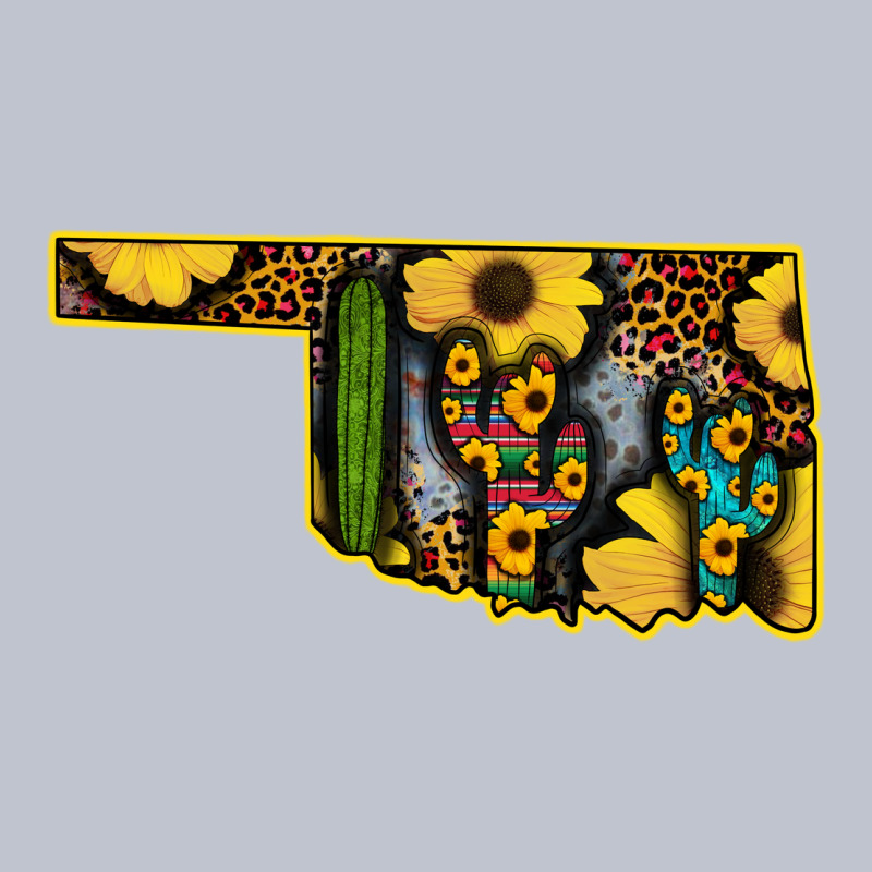Western Oklahoma Map Sunflower Pattern Premium Hoodie by Bettercallsaul | Teevron