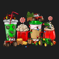 Christmas Tractor Coffee Cup Heavyweight Hoodie | Teevron