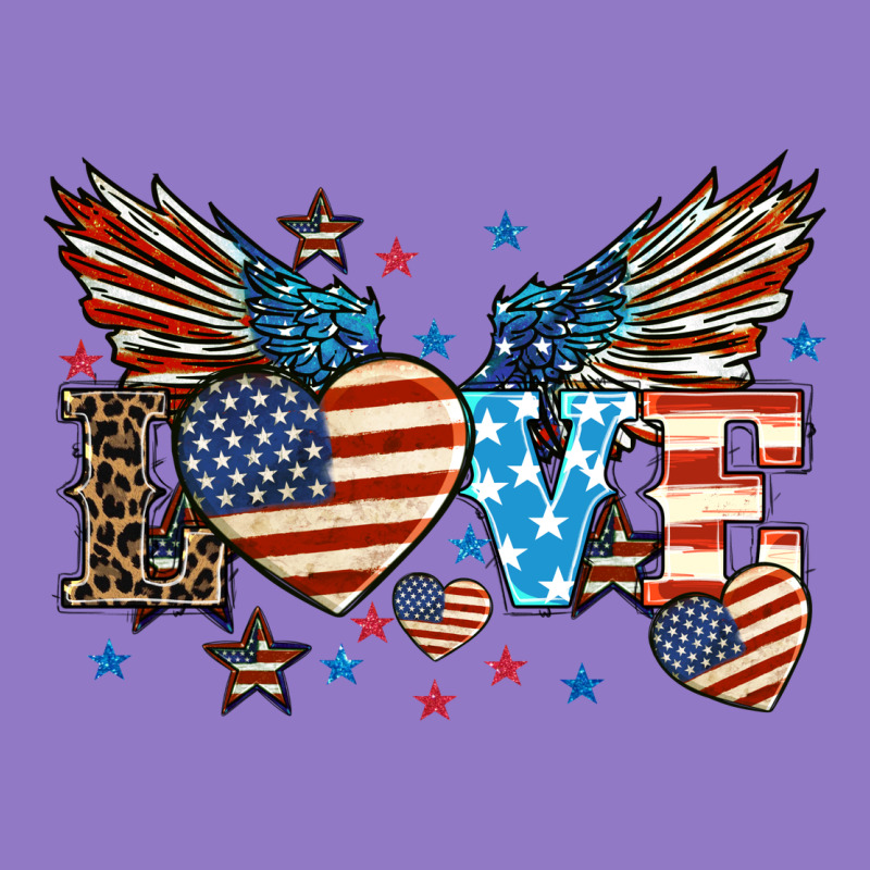 Love America Wings 4th Of July Urban Hoodie by HowdyJamesFarm | Teevron