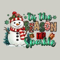 Tis The Season To Sparkle Snowman Heavyweight Hoodie | Teevron