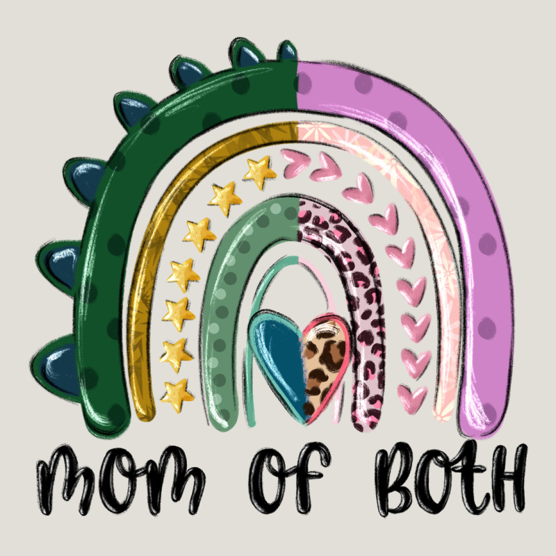 Mom Of Both Rainbow Heavy Core Tee by MaliasSmallBusiness | Teevron