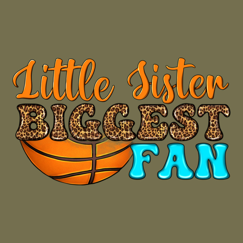 Little Sister Biggest Fan Vintage Hoodie by HRA Design Shop | Teevron