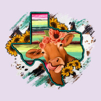Western Texas Flag Cow Portrarit Premium Hoodie | Teevron