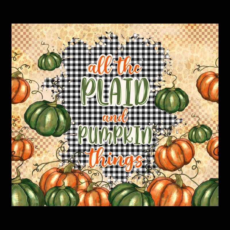 All The Plaid And Pumpkin Things Urban Hoodie by TumblerDesignByShophia | Teevron