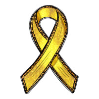 Gold Cancer ribbon | Teevron