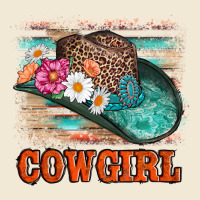 Cowgirl Hat Flowers Leopard And  Leather Ladies Tee | Teevron