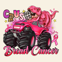Crush Breast Cancer Monster Truck With Dinosaur Vintage Tee | Teevron