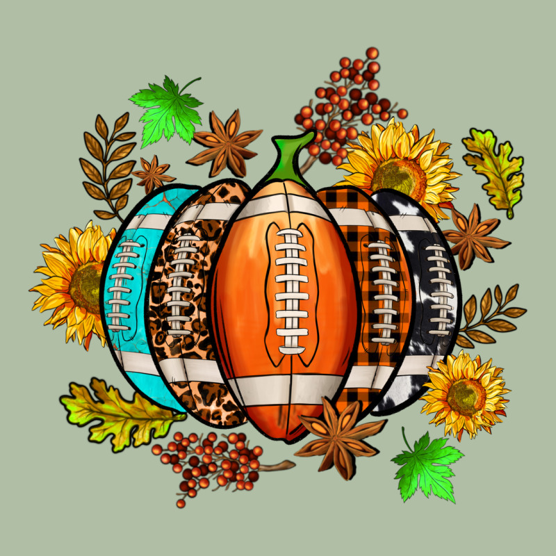 Fall Football Sunflower And Fall Urban Heavy Tee by AdoDesignShop | Teevron