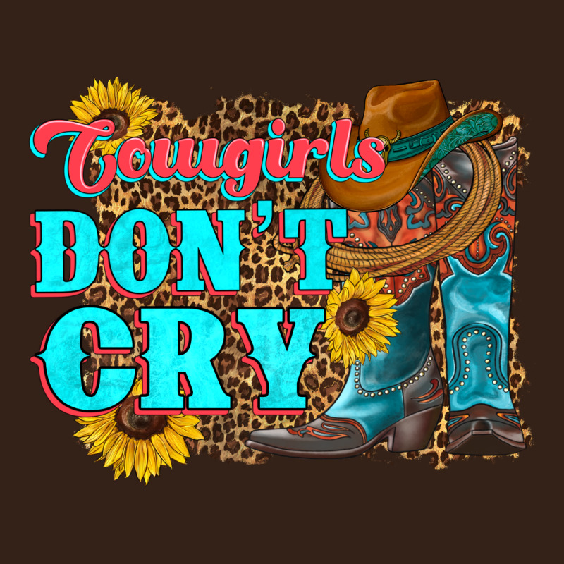 Cowgirls Don't Crty Boots Hat Sunflowers Heavy Core Tee by Artiststas | Teevron