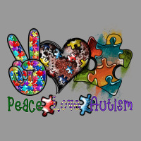 Peace Love Autism Vintage Hoodie | Teevron