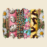Easter Brushstroke With Quail Eggs Daisy And Bunny Premium Tee | Teevron