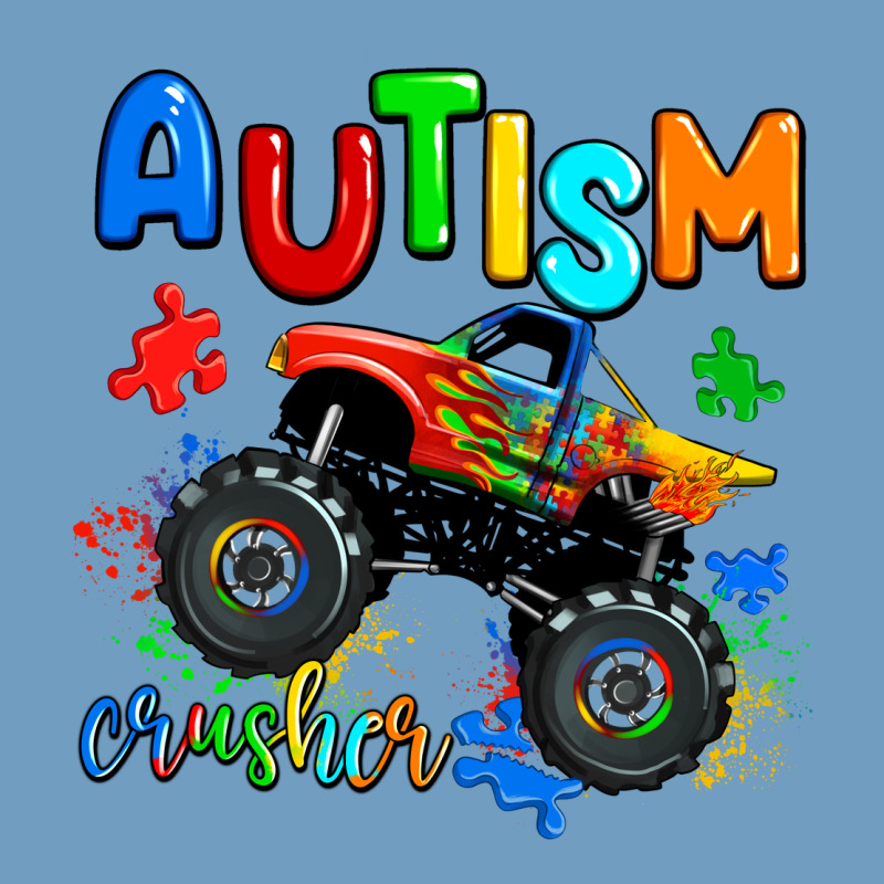 Autism Crusher Urban Heavy Tee by AdoDesignShop | Teevron