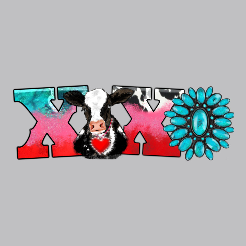 Xoxo With Cow Long Sleeve Tee by AdoDesignShop | Teevron