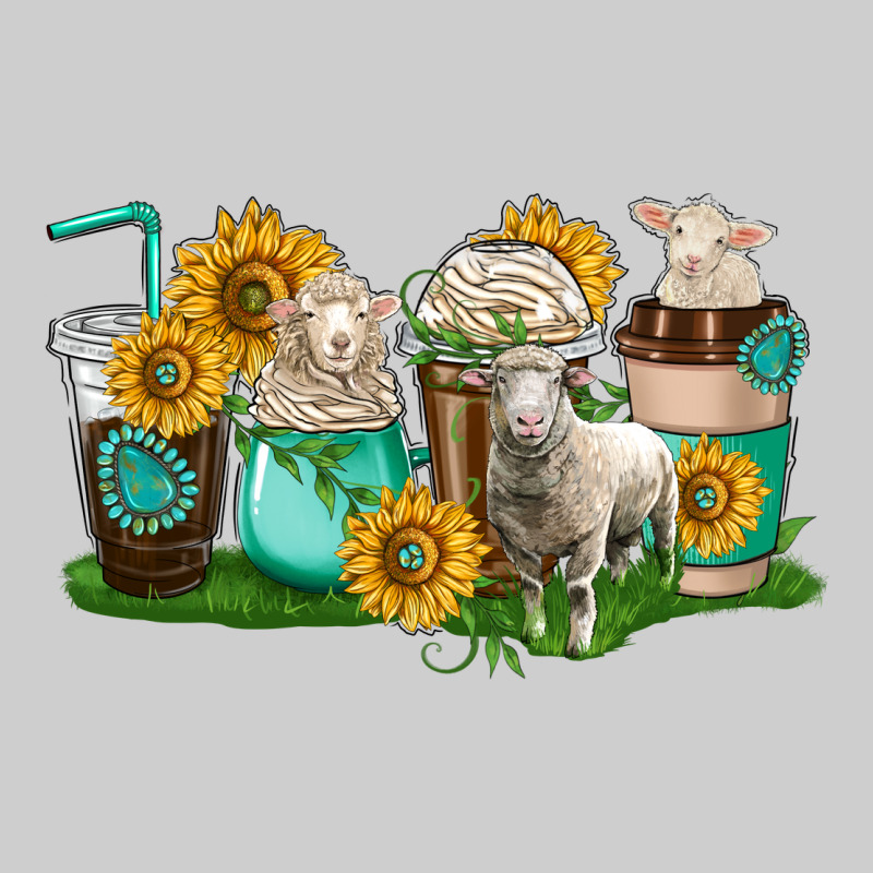 Sheep Coffee Cups Premium Tee by texasbilliewilder | Teevron