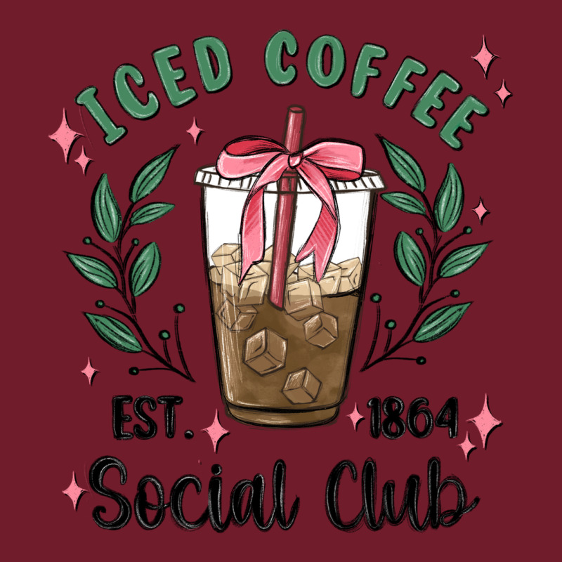 Iced Coffee Social Club Zipper Hoodie by MaliasSmallBusiness | Teevron