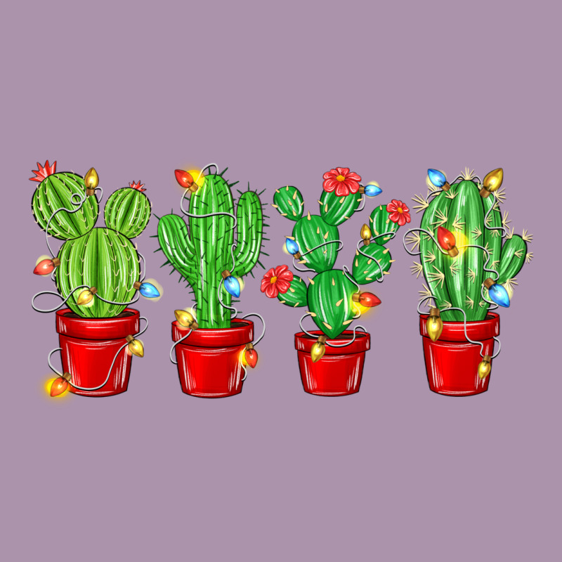 Christmas Cactuses Heavyweight Hoodie by MaliasSmallBusiness | Teevron