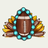 Football Gemstone Sunflower Urban Heavy Tee | Teevron