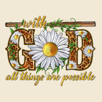 With God All Things Are Possible With Daisy Premium Tee | Teevron