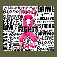 Breast Cancer Nobody Fights Alone Vintage Tee | Teevron