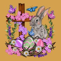 Easter Eggs And Bunny With Cross Easter Day Urban Hoodie | Teevron